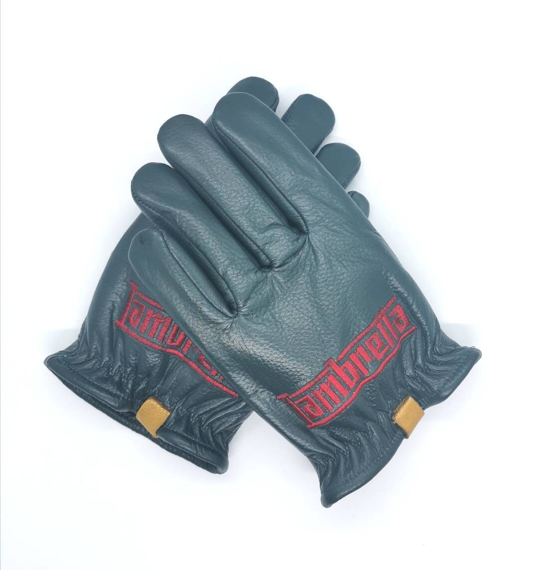 Lambretta Scooter Gloves Italian Leather Mods Embroidered Hand Etsy