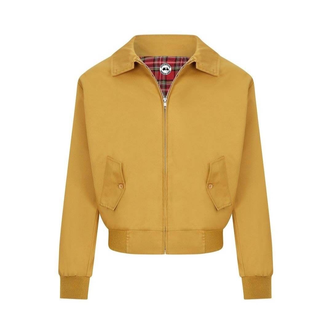 Harrington Jacket Mod Culture Tartan Tailored Soft Cotton Mod