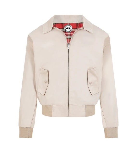 Ladies harrington top bomber jacket