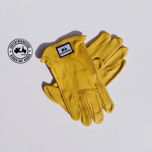 S1 Scooter Leather Summer Gloves / Vespa / Piaggio Lambretta / Classic Scooters / Italian Leather Hand Made /