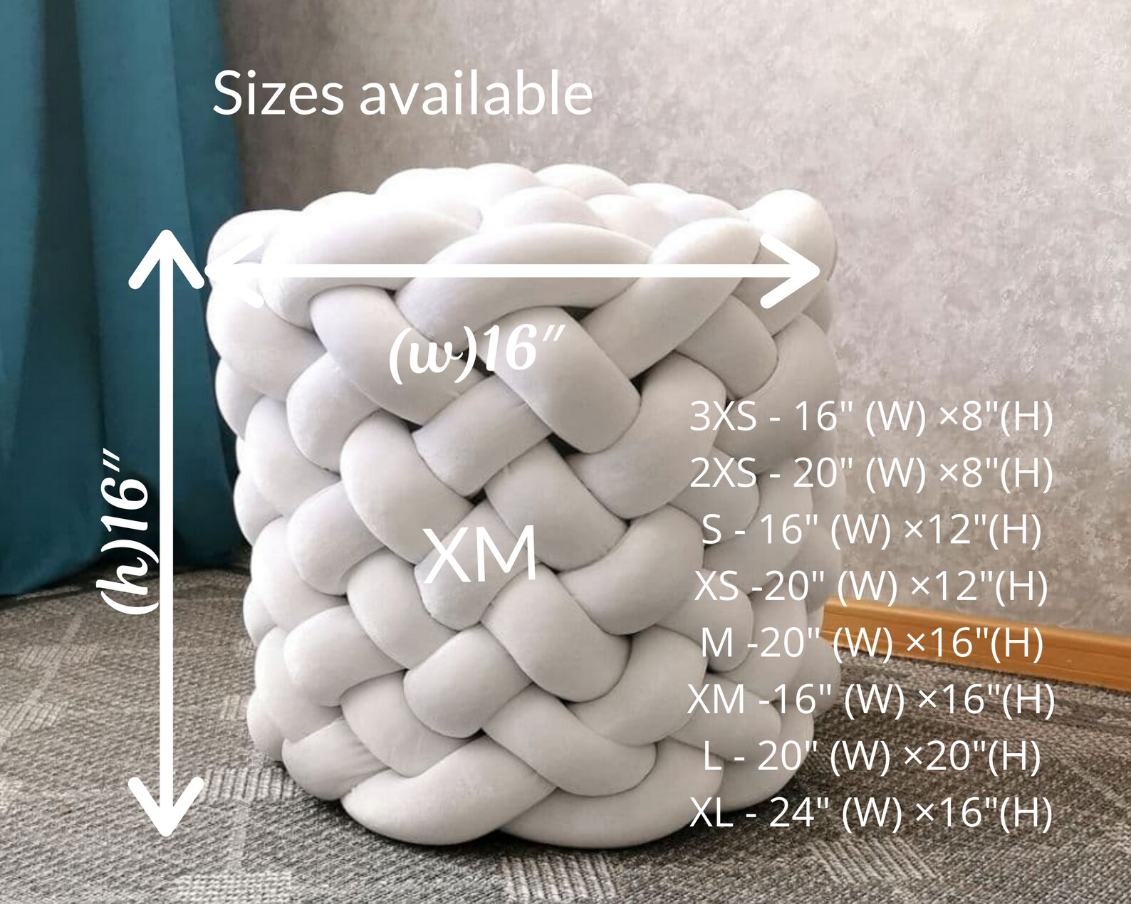 Akzent Stuhl Möbel für Wohnzimmer 2er Set Pouf Farbblock | Etsy