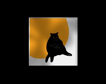 Cat Illust Etsy