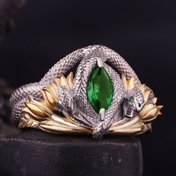 Bague de Barahir, bague Aragorn en argent sterling, bague fantaisie pour homme, bague Elessar, bague Aragorn Barahir, meilleure bague de fiançailles pour homme