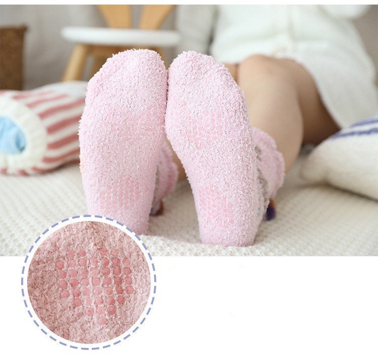 Miss Junes Womens 1 Pair Floor Socks Cute Fuzzy | Etsy