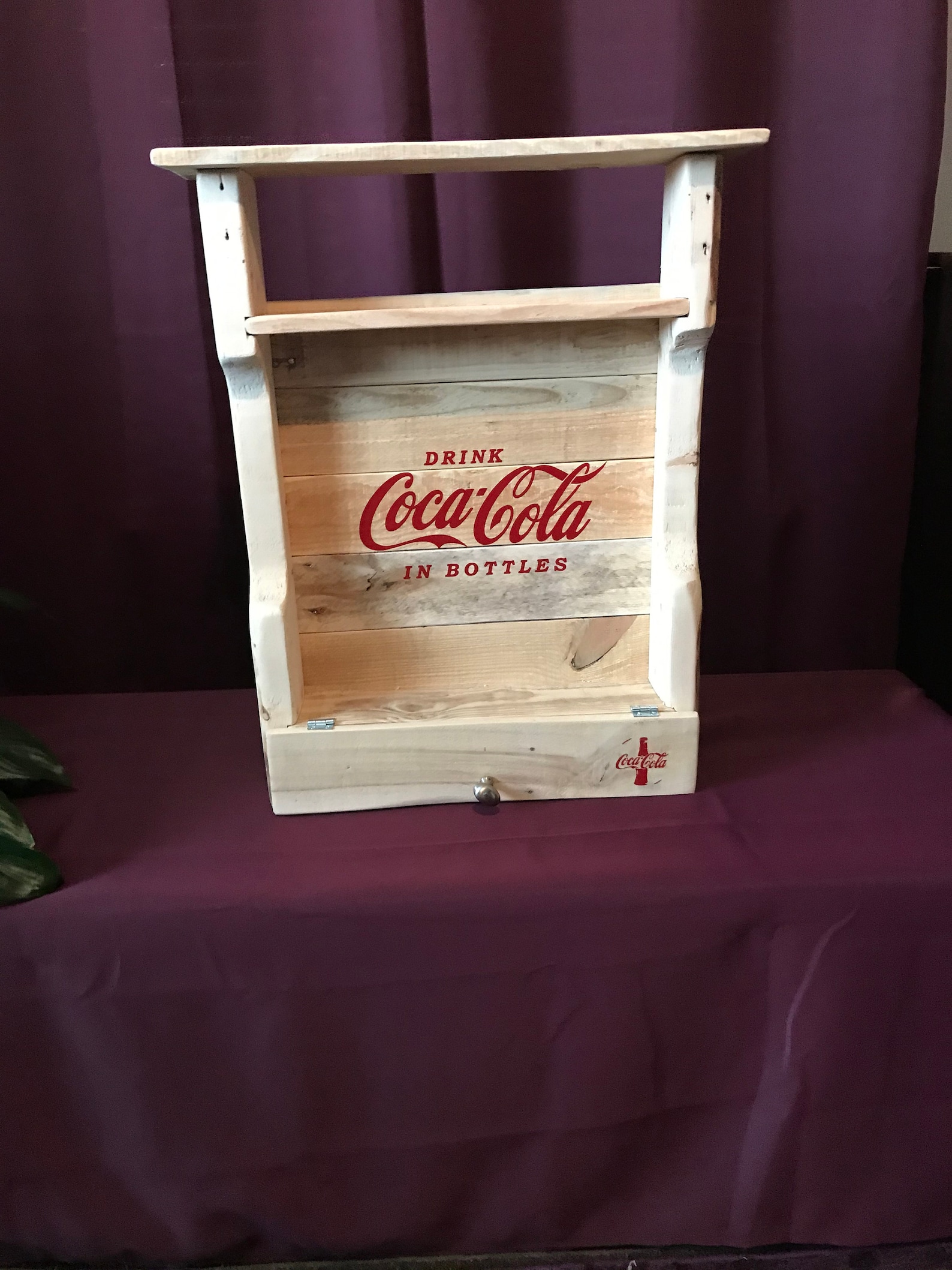 Rustic Coca Cola Shelf Etsy