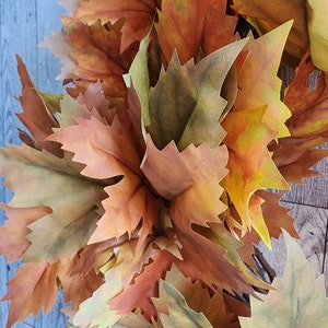 Fall Foliage Wreath for Front Door Neutral Fall Wreath Maple Leaf ...