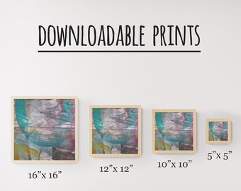 Modern Abstract Art Print | Printable Wall Decor (Digital Download)