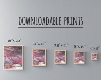 Modern Abstract Art Print | Colorful Wall Decor (Digital Download)
