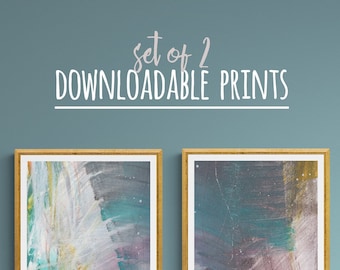 Abstract Art Prints Set | Modern Wall Decor (Digital Download)