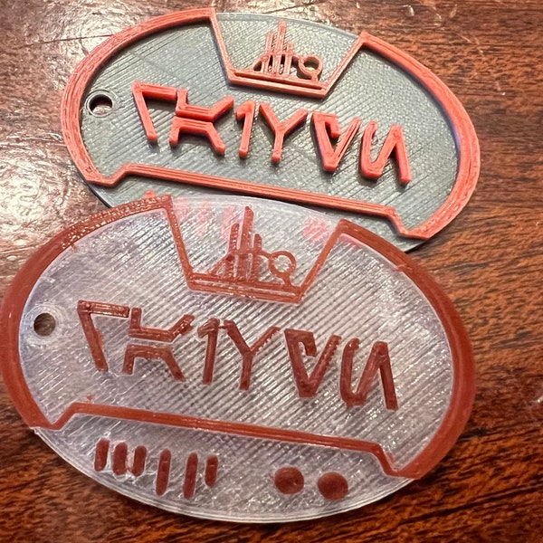 Personalized Aurebesh Keychain Etsy