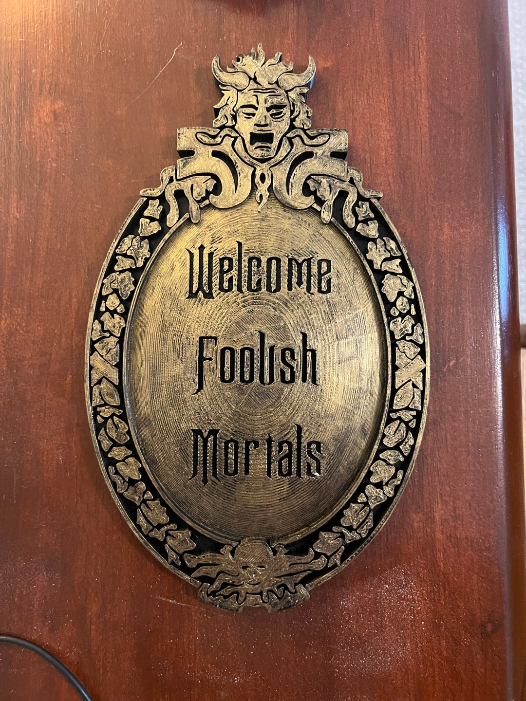 Personalized Disney Inspired Haunted Mansion Themed Plaque (inset ...