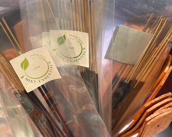 Naturlig rökelse / Doftande / Eterisk olja / 10-pack