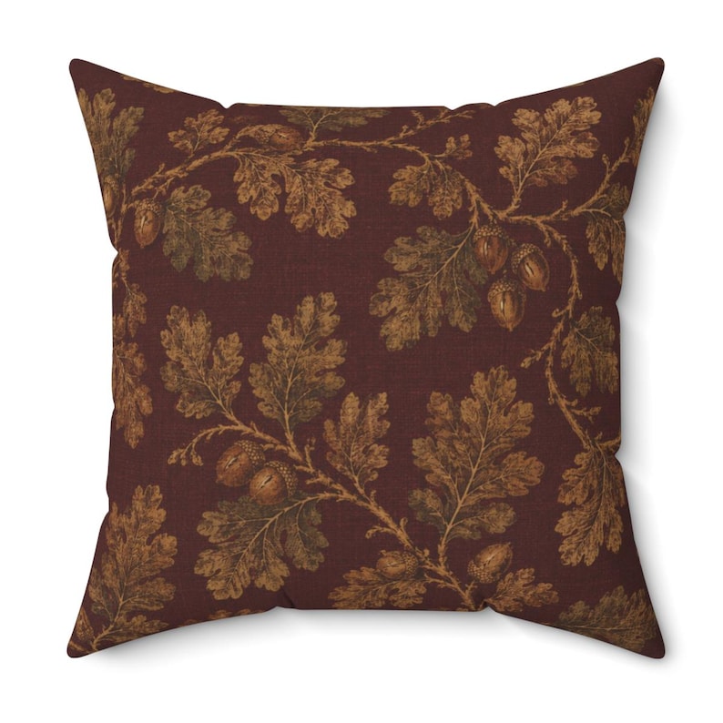Autumn Manor Collection | Fall Throw Pillow | Vintage Manor Decor | English Cottage Pillow | Moody Autumn Decor | Mix & Match