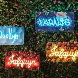 Custom Neon Sign: Personalized LED Wall Decor, Wedding & Birthday
