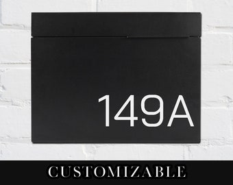 Sticker numéro de boîte aux lettres Sticker vinyle autocollant Sticker adresse boîte aux lettres Sticker boîte aux lettres