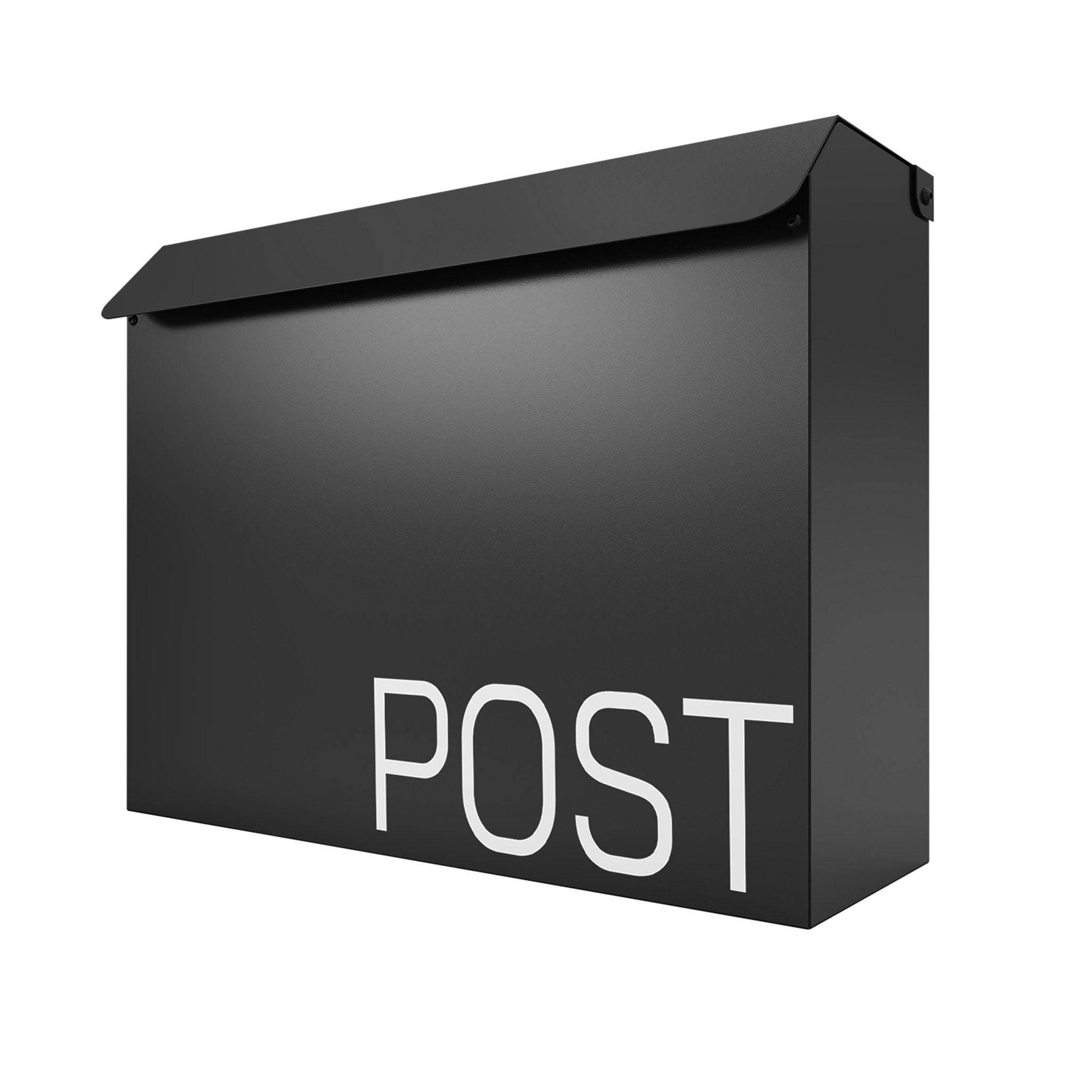 Custom Mailbox Personalized Wall Mount Mailbox Casey Modern Etsy