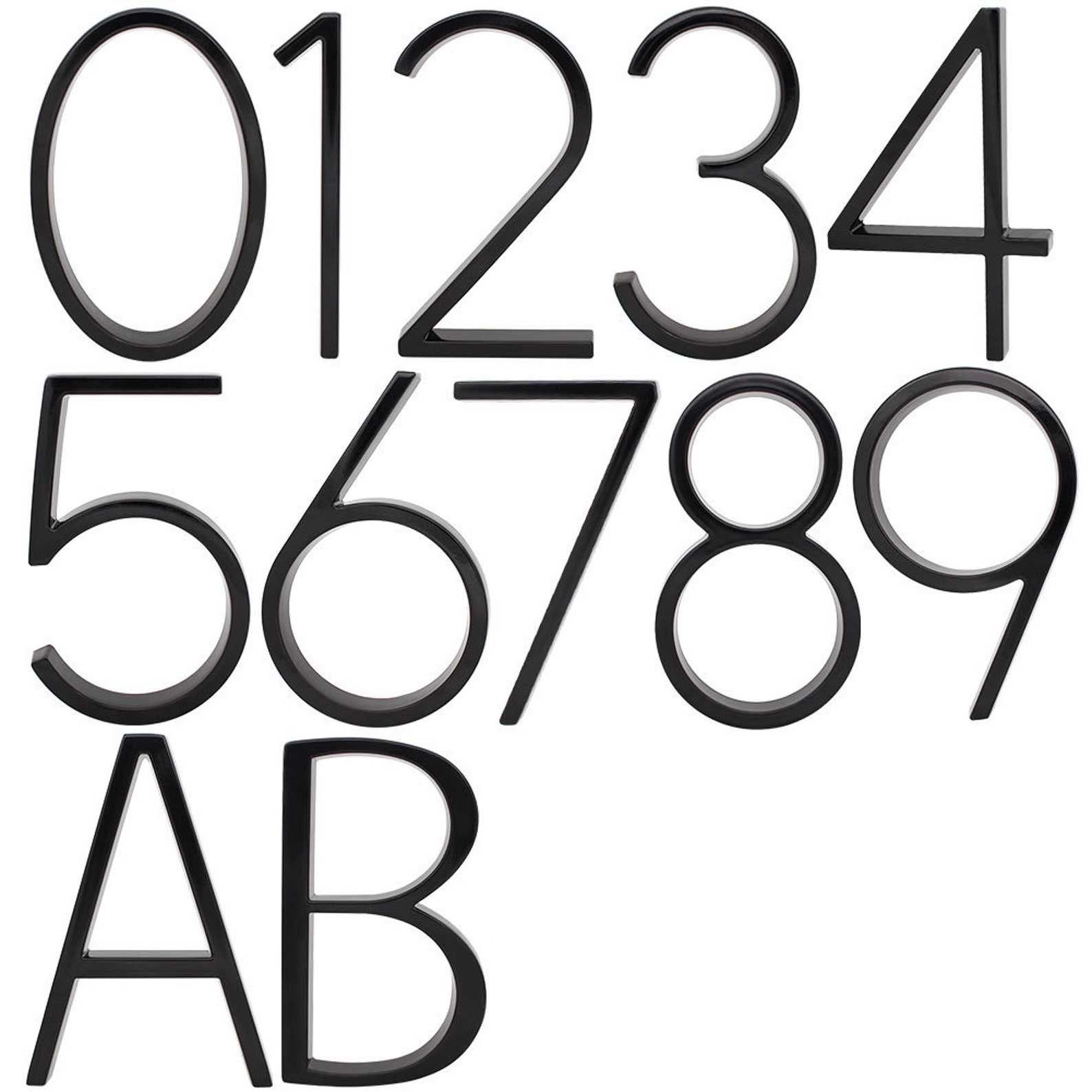 House Numbers Modern House Numbers Address Numbers Address Etsy