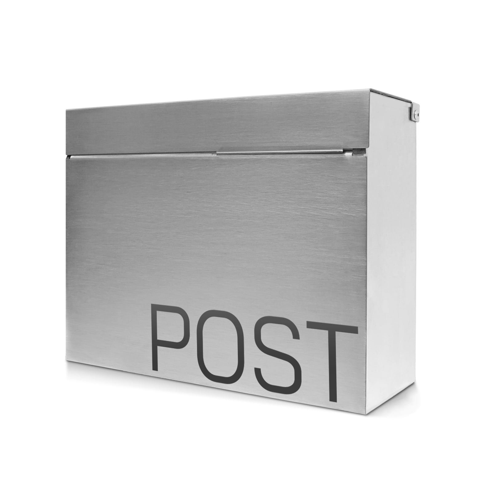 Modern and Contemporary Mailbox Herman Large Stainless Steel Etsy