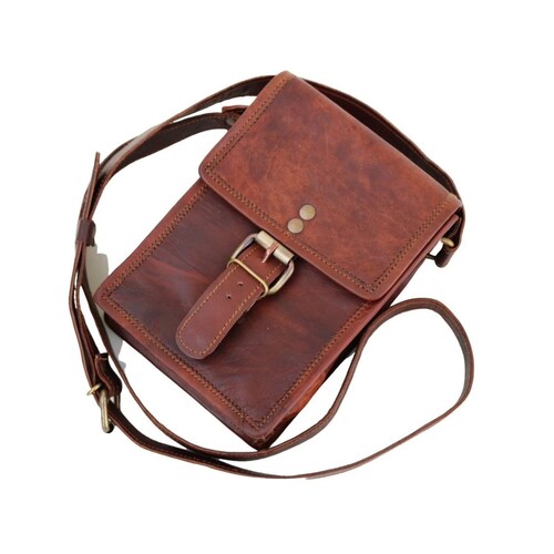 11 Inch Genuine Leather Messenger Bag Ipad Bag Shoulder Bag - Etsy