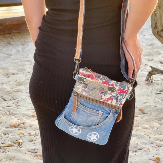 Mini Re-Cycled Denim Bag