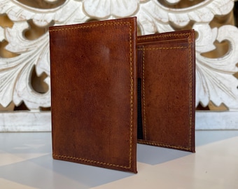 LEATHER WALLET, handmade in genuine leather