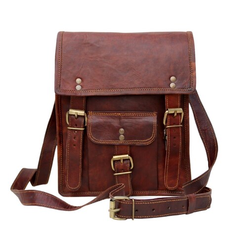 HANDMADE LEATHER SATCHEL Tall Traditional Satchel Etsy UK