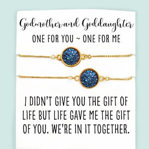 Matching godmother hotsell and goddaughter bracelets