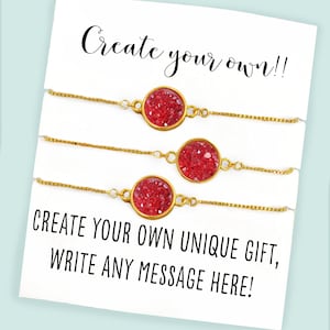 Matching Bracelets- Best Friend Bracelet- BFF Bracelet- Box Chain Bracelet- Minimalist Bracelet- Bracelet- Set of Three- Gift for Her