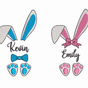 Easter Bunny  Embroidery Designs, 4 Sizes.   Machine Embroidery Files