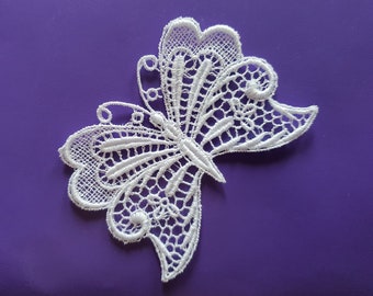 Cute FSL Butterfly Dimensional Free Standing Lace Machine Embroidery ...