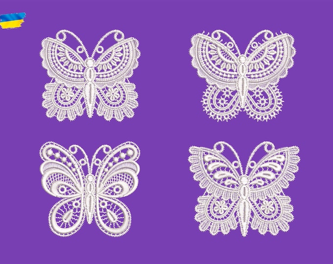 FSL Earrings. Machine Embroidery Heart. Valentine's Day Etsy