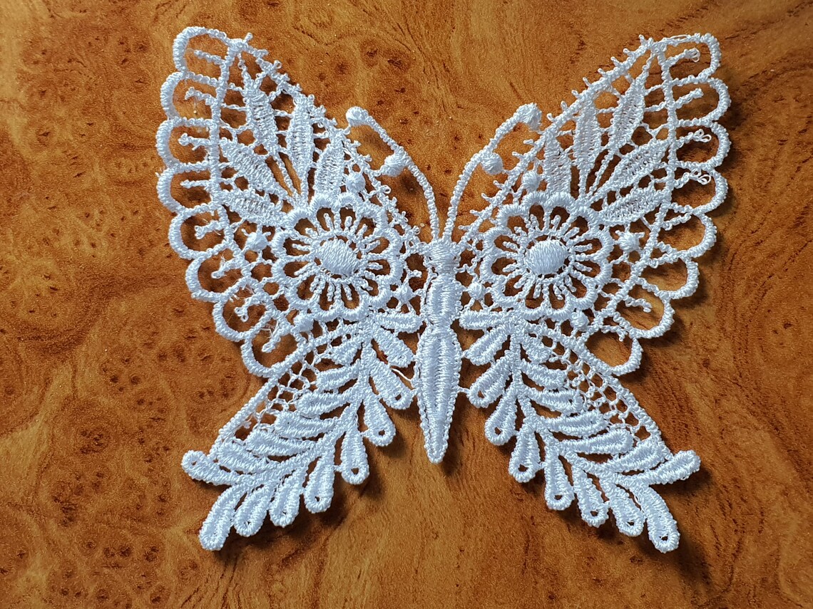 FSL Butterfly. Free Standing Lace. Machine Butterfly Etsy