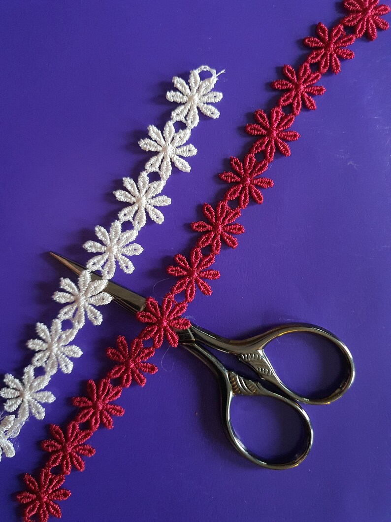 Fronteira de flores FSL. Bordas de renda Taj. Renda independente. Bordado à máquina imagem 3