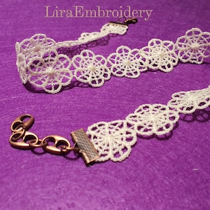 Choker Free Standing Lace (FSL) Machine Embroidery Design