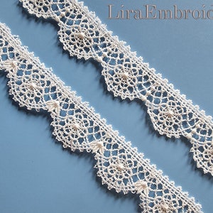 Set of Two FSL Borders. Battenberg Lace Trim. Taj Lace Borders. Machine Embroidery Designs. zdjęcie 1