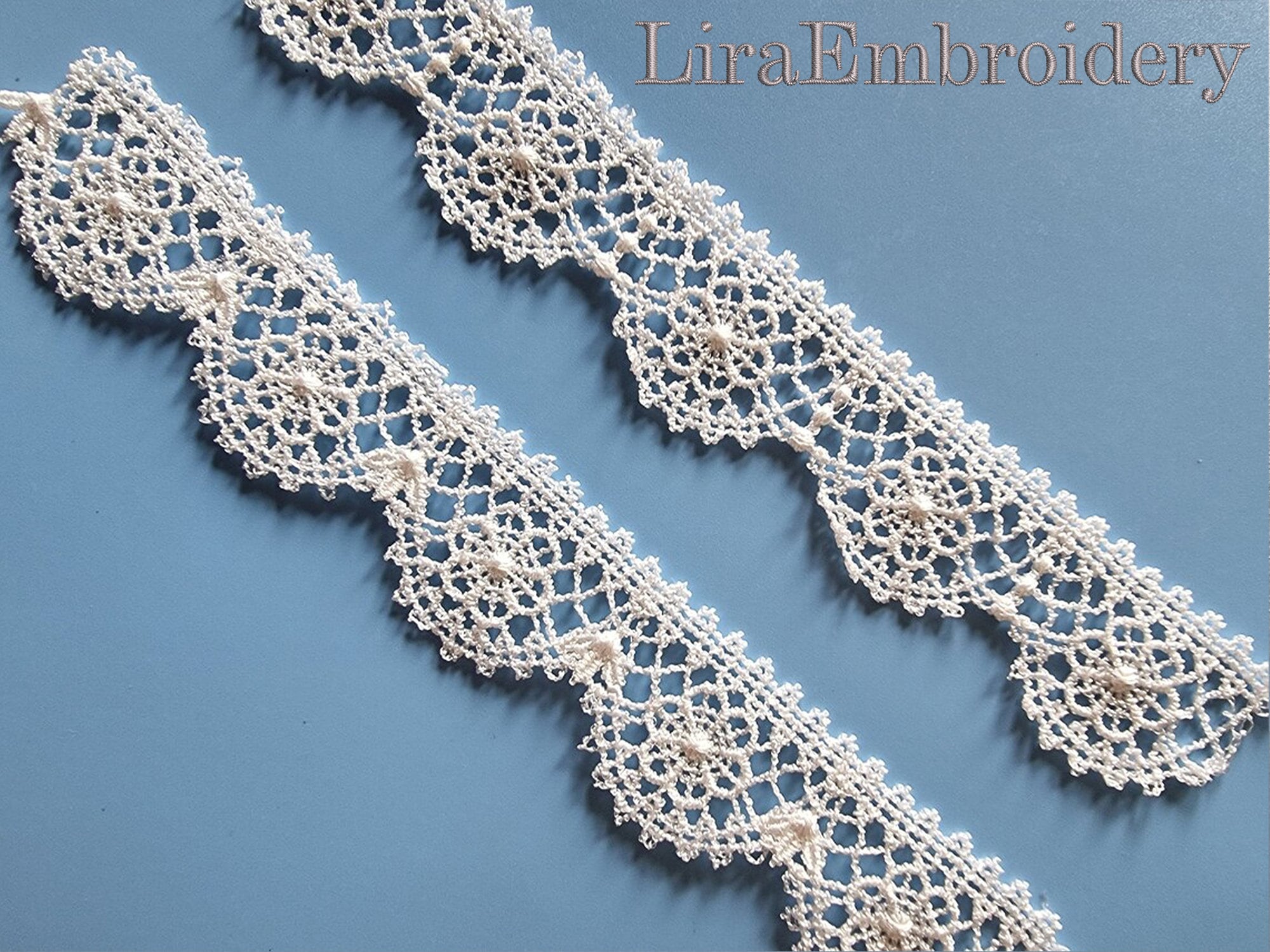 K　Pasterip Battenberg lace Battenberg Lace: By Hand, Lots of It, No Seam