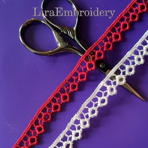 FSL Border. Freestanding Lace. Machine Embroidery Designs.