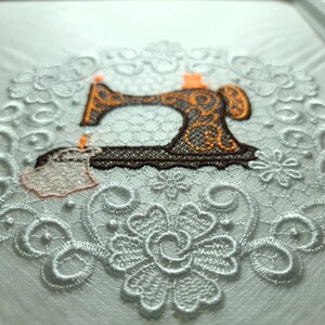 FSL Sewing Machine Lace Embroidery Design – Vintage Style Freestanding ...