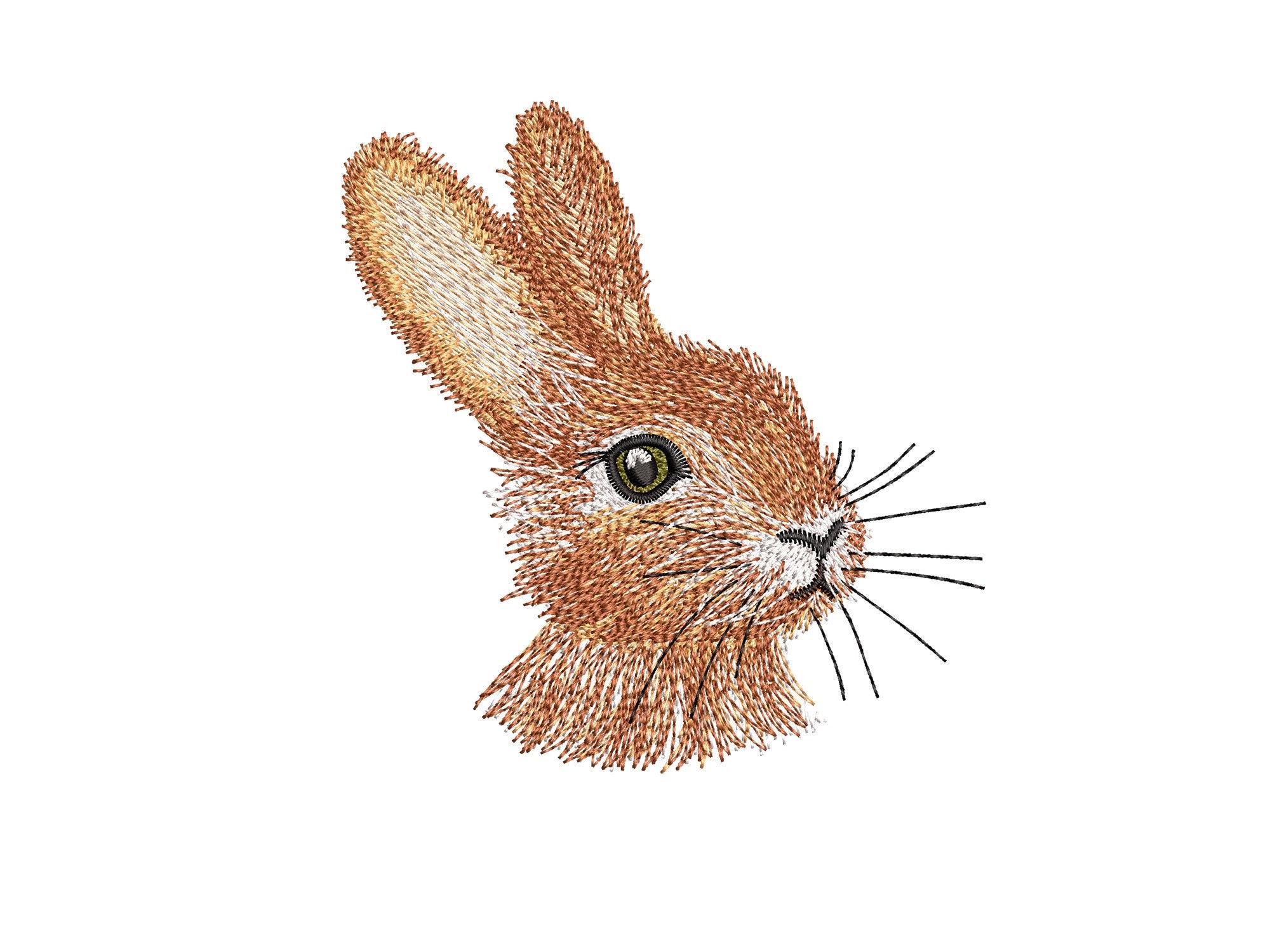 Machine Embroidery Bunny, 4  Sizes+ 3 Smal. Animal. Easter Rabbit Machine Embroidery Designs.