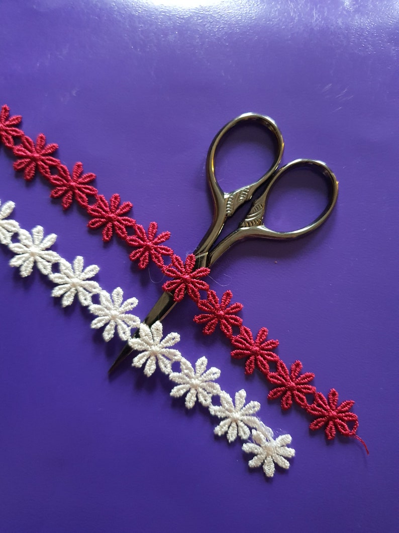 Fronteira de flores FSL. Bordas de renda Taj. Renda independente. Bordado à máquina imagem 2