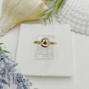 18k Gold Filled &quot;Smiley face&quot;  Ring