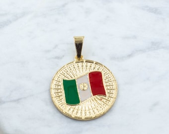 1945年 ドス・ペソ金貨ペンダント（14Kイエローゴールドロープベゼル
