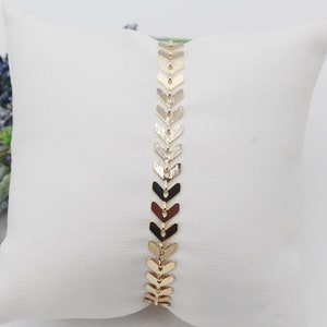 18K Gold Filled Arrow Design Bracelet