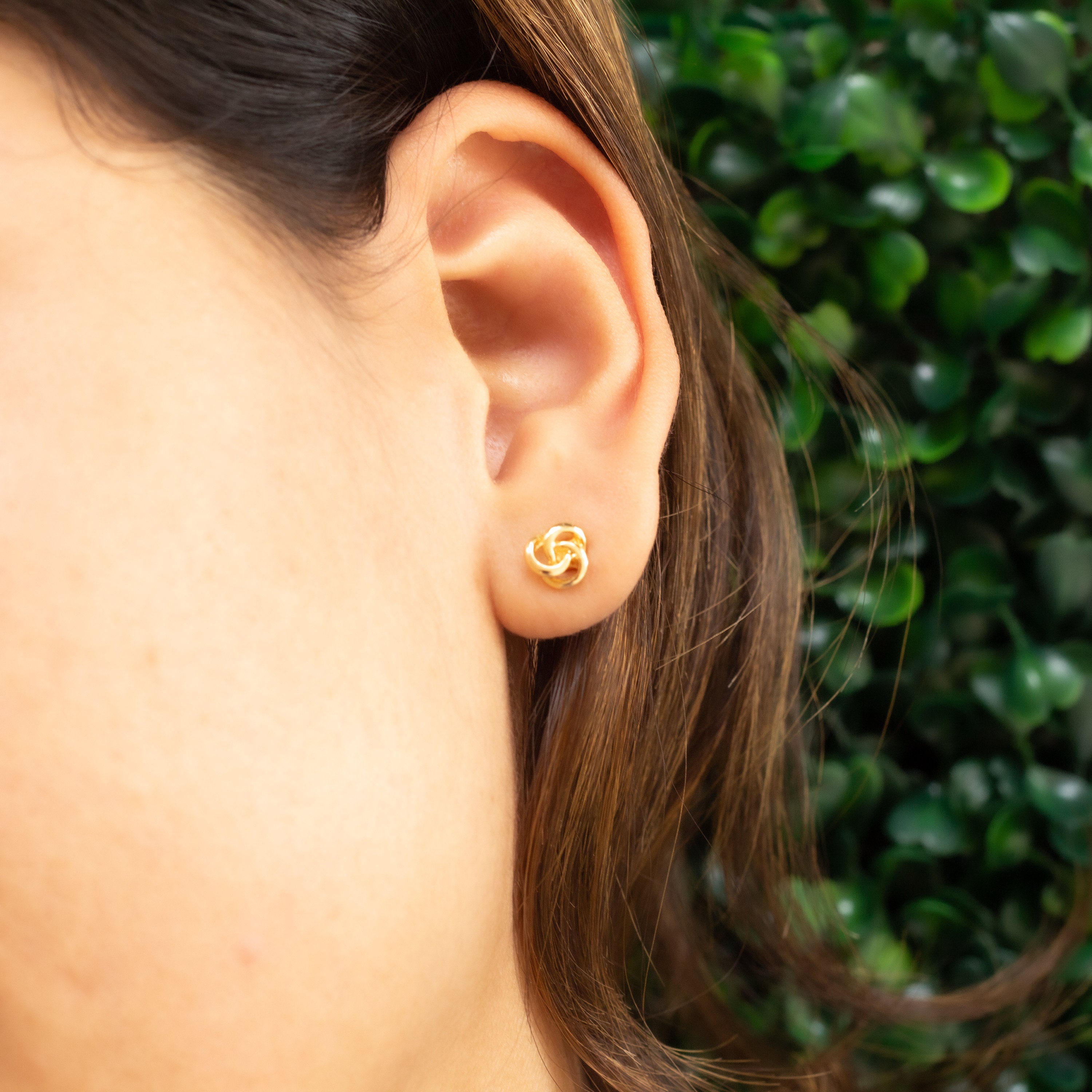 Gold Baby Knot Earrings | Heaven Mayhem