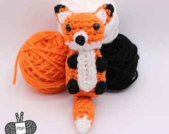 Fox Crochet Pattern // Digital PDF for Crocheters // UK and US Terminology | MyQueerGifts