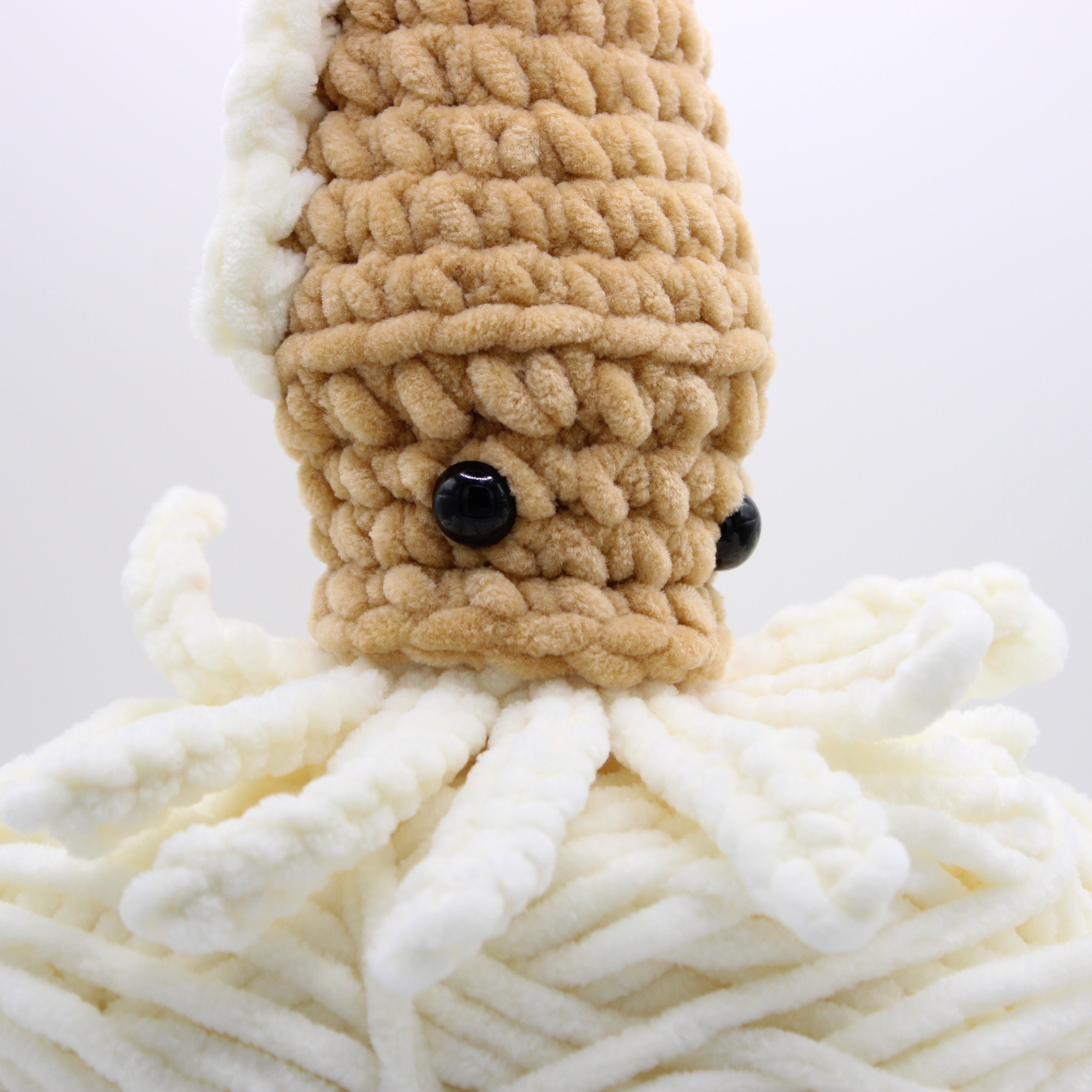 Chunky Chenille Cuttlefish Crochet Pattern: No Sew Amigurumi (digital ...