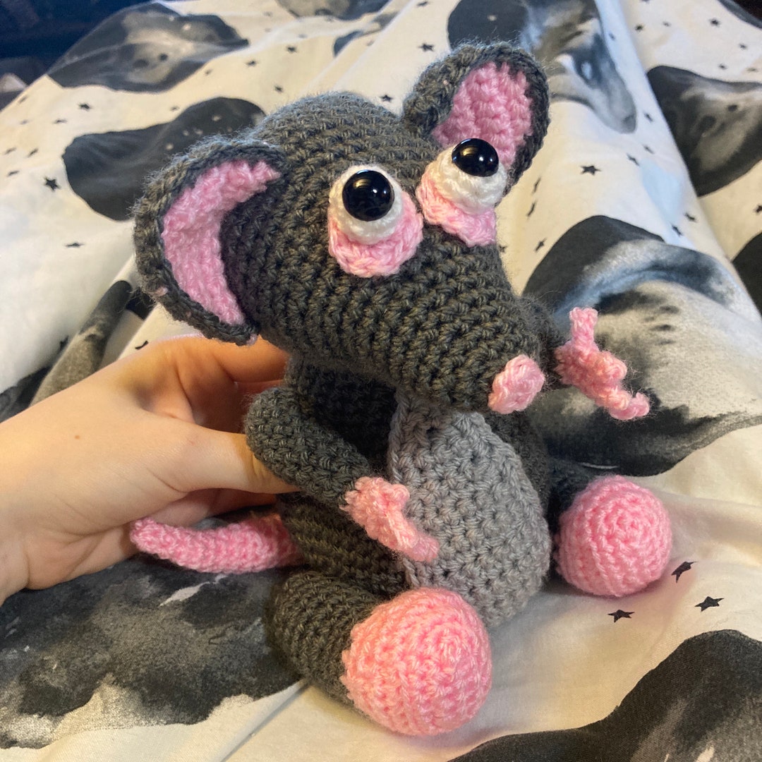 Crochet Rat // Rattus Rattus From Horrible Histories // Handmade Soft ...