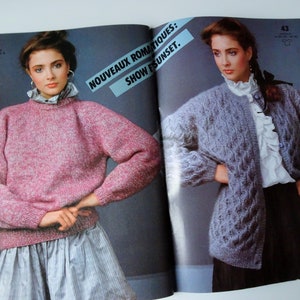 PHILDAR Mailles, Hiver 1982 Magazine de Patrons tricots vintage Vintage Knitting Patterns image 10