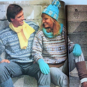 PHILDAR Mailles, Hiver 1982 Magazine de Patrons tricots vintage Vintage Knitting Patterns image 4