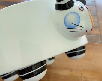 ビレロイ＆ボッホの磁器製猫の灰皿 / ローズマリー・ベネディクトの